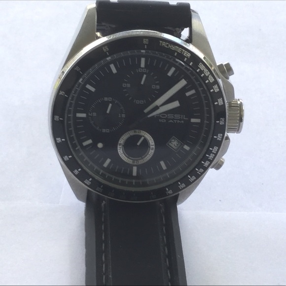 Fossil silicone strap watch